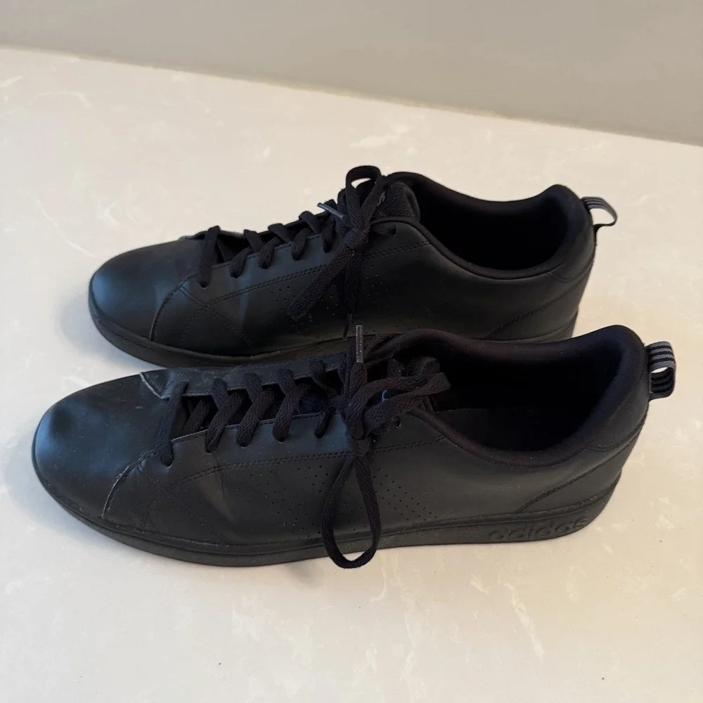 Adidas VS Advantage Core Black And White Size 14 F99253